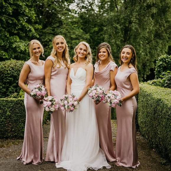 GHOST LONDON - OLIVIA SATIN MAXI DRESS - Picture 5 of 6